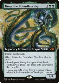 Kura, the Boundless Sky (Extended Art) — Kamigawa: Neon Dynasty