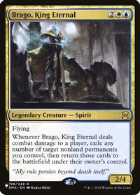 Brago, King Eternal — The List Reprints