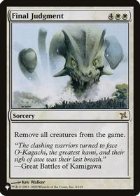 Final Judgment — The List Reprints