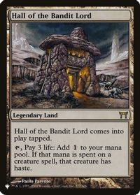 Hall of the Bandit Lord — The List Reprints