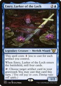 Emry, Lurker of the Loch — Commander: Kamigawa: Neon Dynasty