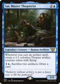Sai, Master Thopterist — Commander: Kamigawa: Neon Dynasty