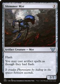 Shimmer Myr — Commander: Kamigawa: Neon Dynasty