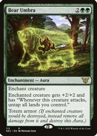 Bear Umbra — Commander: Kamigawa: Neon Dynasty