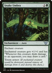Snake Umbra — Commander: Kamigawa: Neon Dynasty