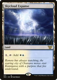 Skycloud Expanse — Commander: Kamigawa: Neon Dynasty