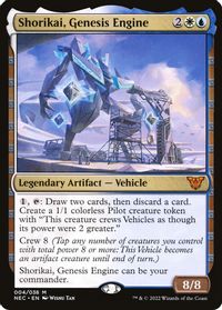Shorikai, Genesis Engine — Commander: Kamigawa: Neon Dynasty