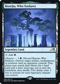 Boseiju, Who Endures — Prerelease Cards