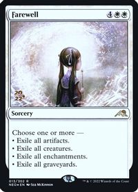 Farewell — Prerelease Cards