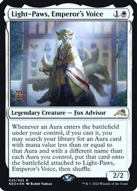 Light-Paws, Emperor's Voice — Prerelease Cards