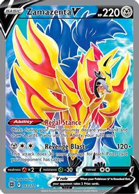Zamazenta V (Full Art) — SWSH09: Brilliant Stars