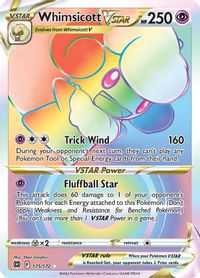 Whimsicott VSTAR (Secret) — SWSH09: Brilliant Stars