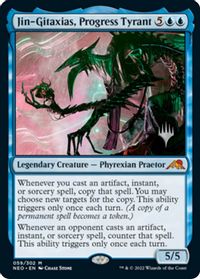 Jin-Gitaxias, Progress Tyrant — Promo Pack: Kamigawa: Neon Dynasty