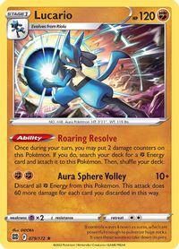 Lucario - 079/172 — Deck Exclusives