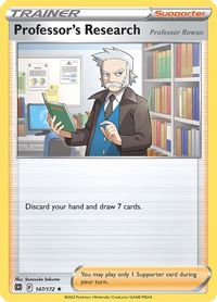 Professor's Research [Professor Rowan] - 147/172 (Non-Holo) — Deck Exclusives