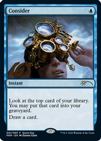 Consider — Game Day & Store Championship Promos