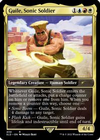 Guile, Sonic Soldier — Secret Lair Drop Series