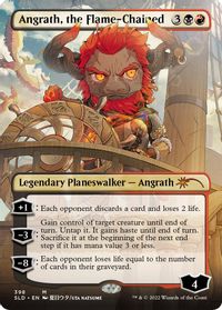 Angrath, the Flame-Chained (Borderless) — Secret Lair Drop Series