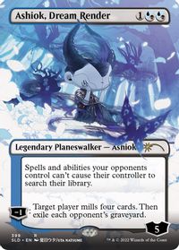 Ashiok, Dream Render (Borderless) — Secret Lair Drop Series