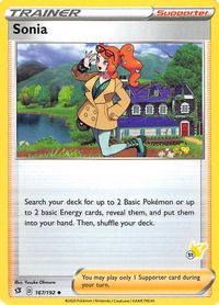 Sonia - 167/192 (#51 Pikachu Stamped) — Battle Academy 2022