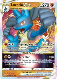 Lucario VSTAR - SWSH214 — SWSH: Sword & Shield Promo Cards
