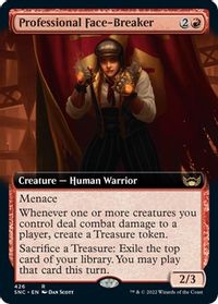 Professional Face-Breaker (Extended Art) — Streets of New Capenna