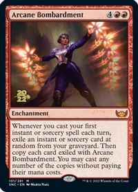 Arcane Bombardment — Prerelease Cards
