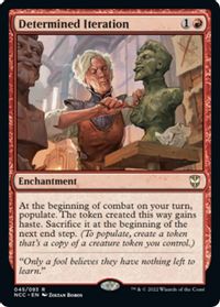 Determined Iteration — Commander: Streets of New Capenna