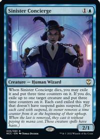 Sinister Concierge — Commander: Streets of New Capenna