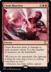 Chain Reaction — Commander: Streets of New Capenna