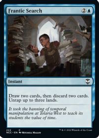 Frantic Search — Commander: Streets of New Capenna