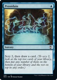 Preordain — Commander: Streets of New Capenna