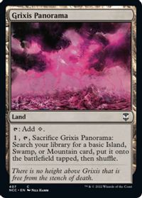 Grixis Panorama — Commander: Streets of New Capenna