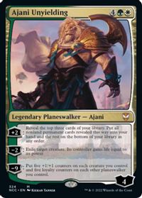 Ajani Unyielding — Commander: Streets of New Capenna