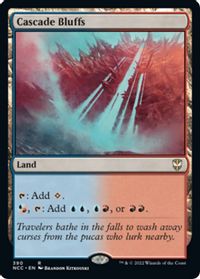 Cascade Bluffs — Commander: Streets of New Capenna