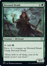 Devoted Druid — Commander: Streets of New Capenna