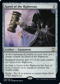 Gavel of the Righteous — Commander: Streets of New Capenna