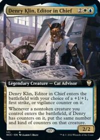 Denry Klin, Editor in Chief (Extended Art) — Commander: Streets of New Capenna