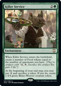 Killer Service — Commander: Streets of New Capenna
