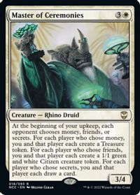 Master of Ceremonies — Commander: Streets of New Capenna