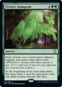 Vivien's Stampede — Commander: Streets of New Capenna