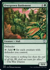 Overgrown Battlement — Commander: Streets of New Capenna