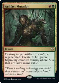Artifact Mutation — Commander: Streets of New Capenna