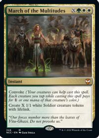 March of the Multitudes — Commander: Streets of New Capenna