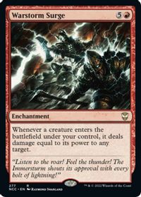 Warstorm Surge — Commander: Streets of New Capenna