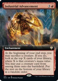 Industrial Advancement (Extended Art) — Commander: Streets of New Capenna