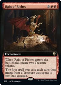 Rain of Riches (Extended Art) — Commander: Streets of New Capenna