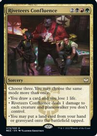Riveteers Confluence — Commander: Streets of New Capenna