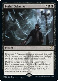 Lethal Scheme — Commander: Streets of New Capenna