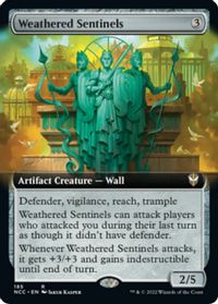 Weathered Sentinels (Extended Art) — Commander: Streets of New Capenna